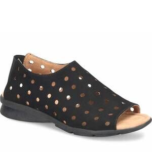 NEW COMFORTIVA women's petal sandal in true black